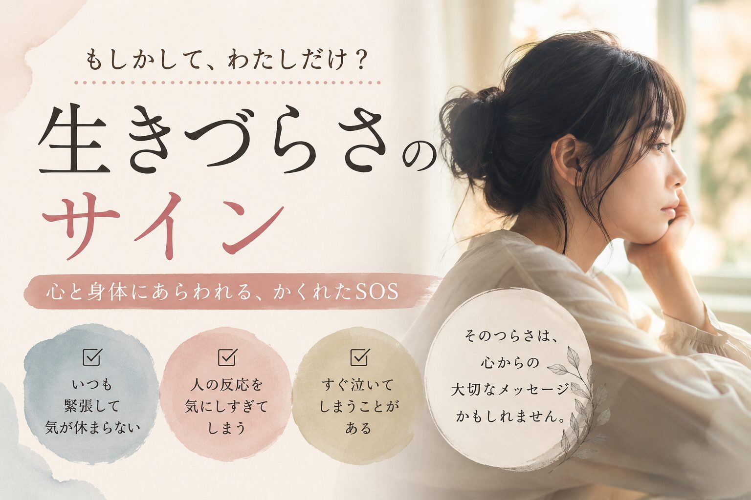 生きづらさのサイン、かくれトラウマアイキャッチ画像