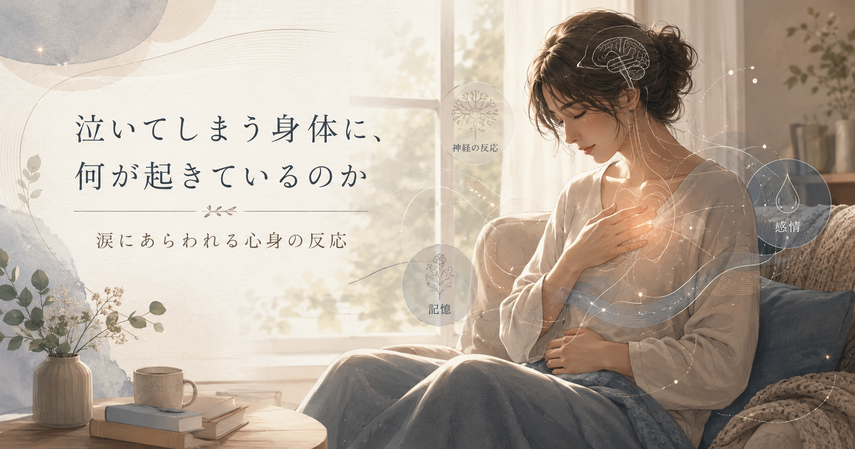 泣いてしまう身体に、何が起きるのか